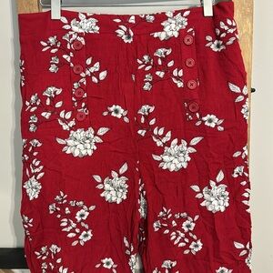 Guess Floral Wide Leg Pant